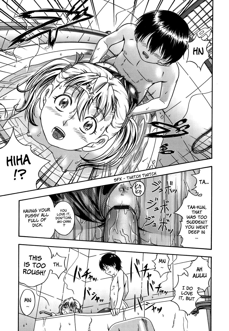 Hentai Manga Comic-Love Me Do-Chapter 6-Aki-Chan,Taa-kun And The School Swimsuit-15